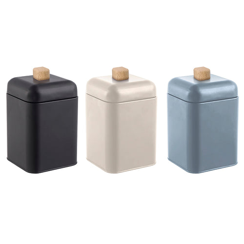 Storage jar 11.2x11.2x19cm 3-assorted