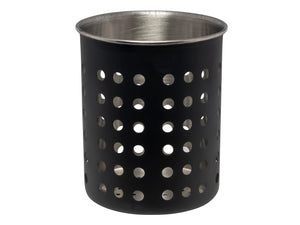 Kitchen toolholder with holes matt black