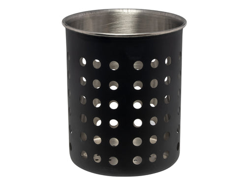 Kitchen toolholder with holes matt black