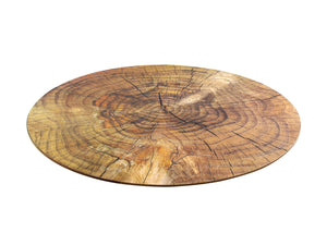 Placemat Ø38cm wooden-look cork