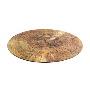 Placemat Ø38cm wooden-look cork