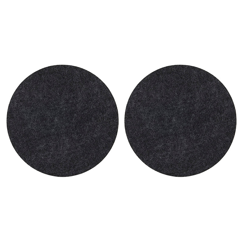 coaster s/2 black 20cm