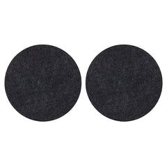 coaster s/2 black 20cm