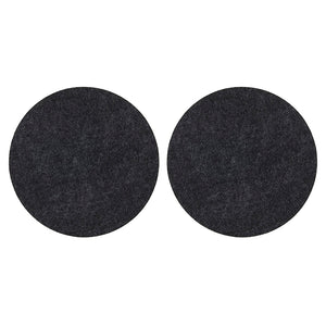 coaster s/2 black 20cm