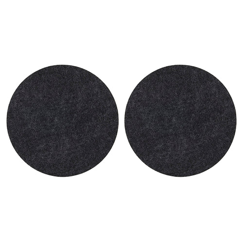 coaster s/2 black 20cm