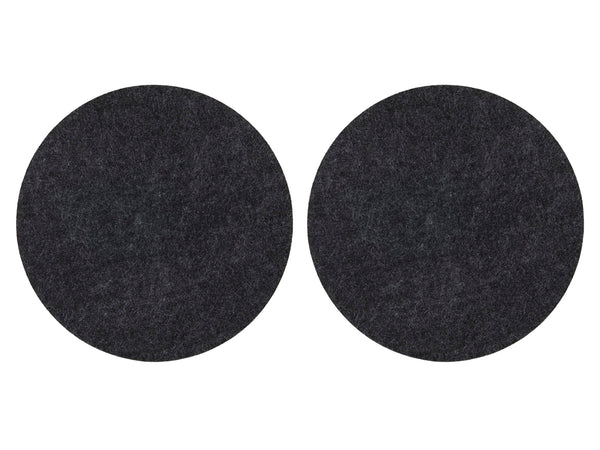 coaster s/2 black 20cm