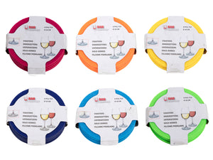 Coaster felt dia 10cm s/6 uni