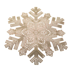 Gold Silver Snowflake Placemat (38cm)