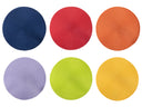Placemat D38cm Uni 6 assorted