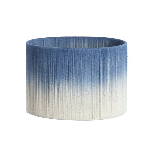 Blue Cream Tossa Cylinder Shade (30 cm)