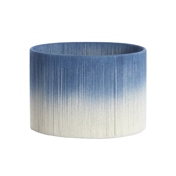 Blue Cream Tossa Cylinder Shade (30 cm)
