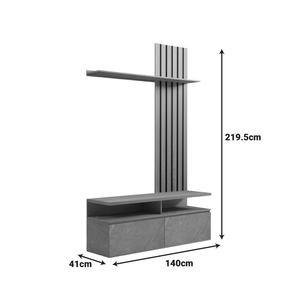 Black Sonoma Perlento Living Room Set (219.5 cm)