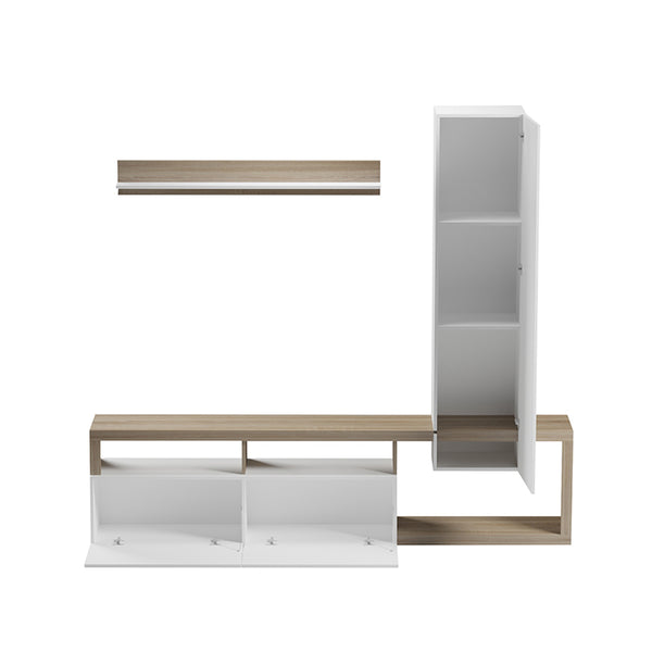 Sonoma White Leganto Living Room Set (220.5 cm)