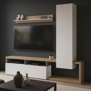 Sonoma White Leganto Living Room Set (220.5 cm)