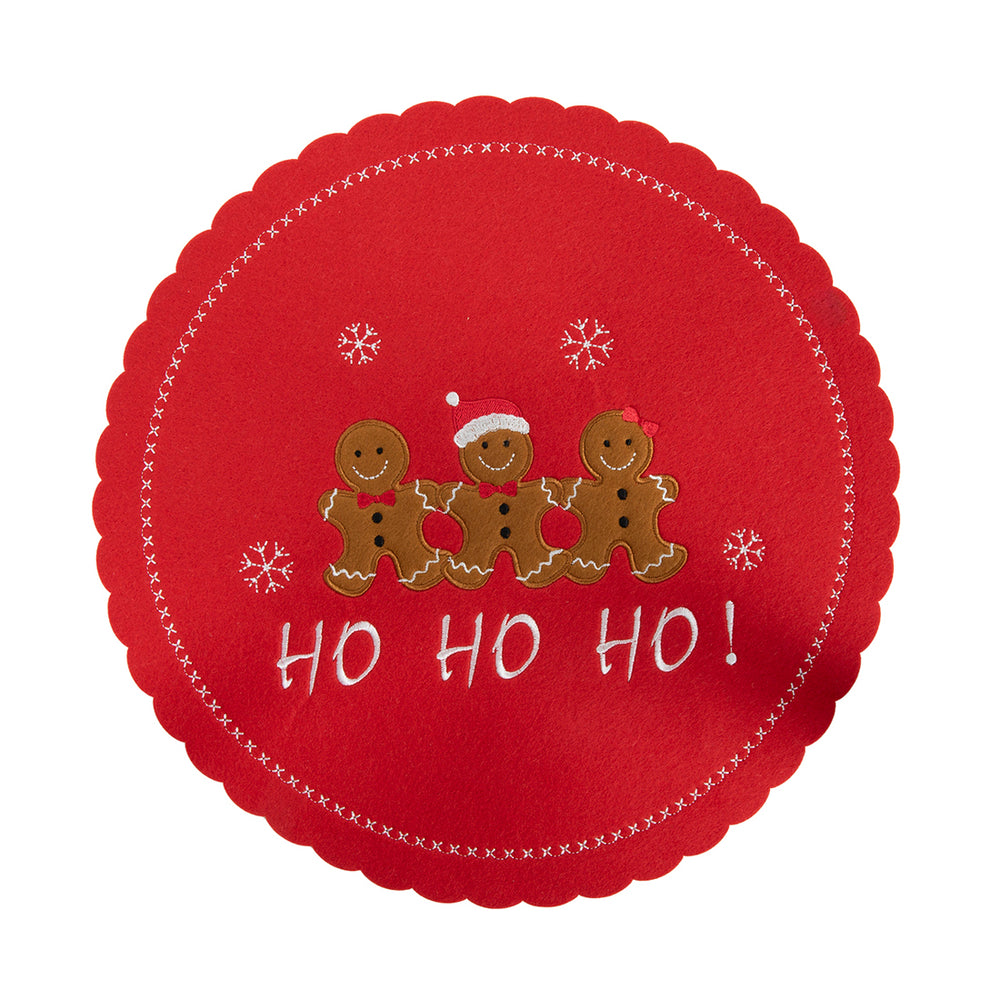 Gingermen Felt Placemat 3pcs (35cm)