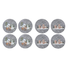 Christmas Felt Coaster (10cm)