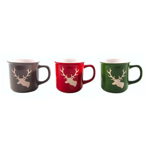 Reindeer Mug Pack of 6 (310ml)