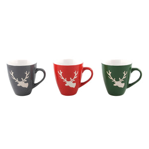 Reindeer Mug Pack Of 6 (540ml)