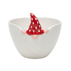 Red White Gnome Bowl