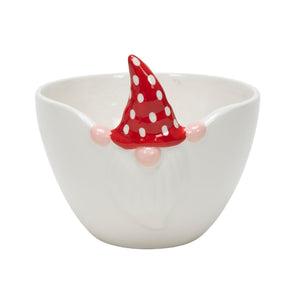 Red White Gnome Bowl