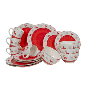 Reindeer Dinner Set 16pcs