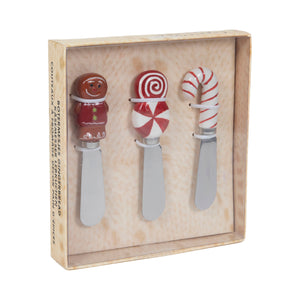 Gingerbread Deco Cheese Knives