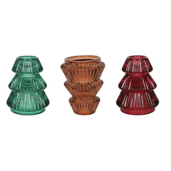 2 Way Glass Candle Holder Each At