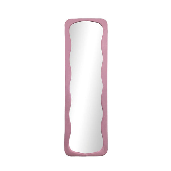 Lezour Velvet Floor Mirror in Rotten Apple (170 cm)