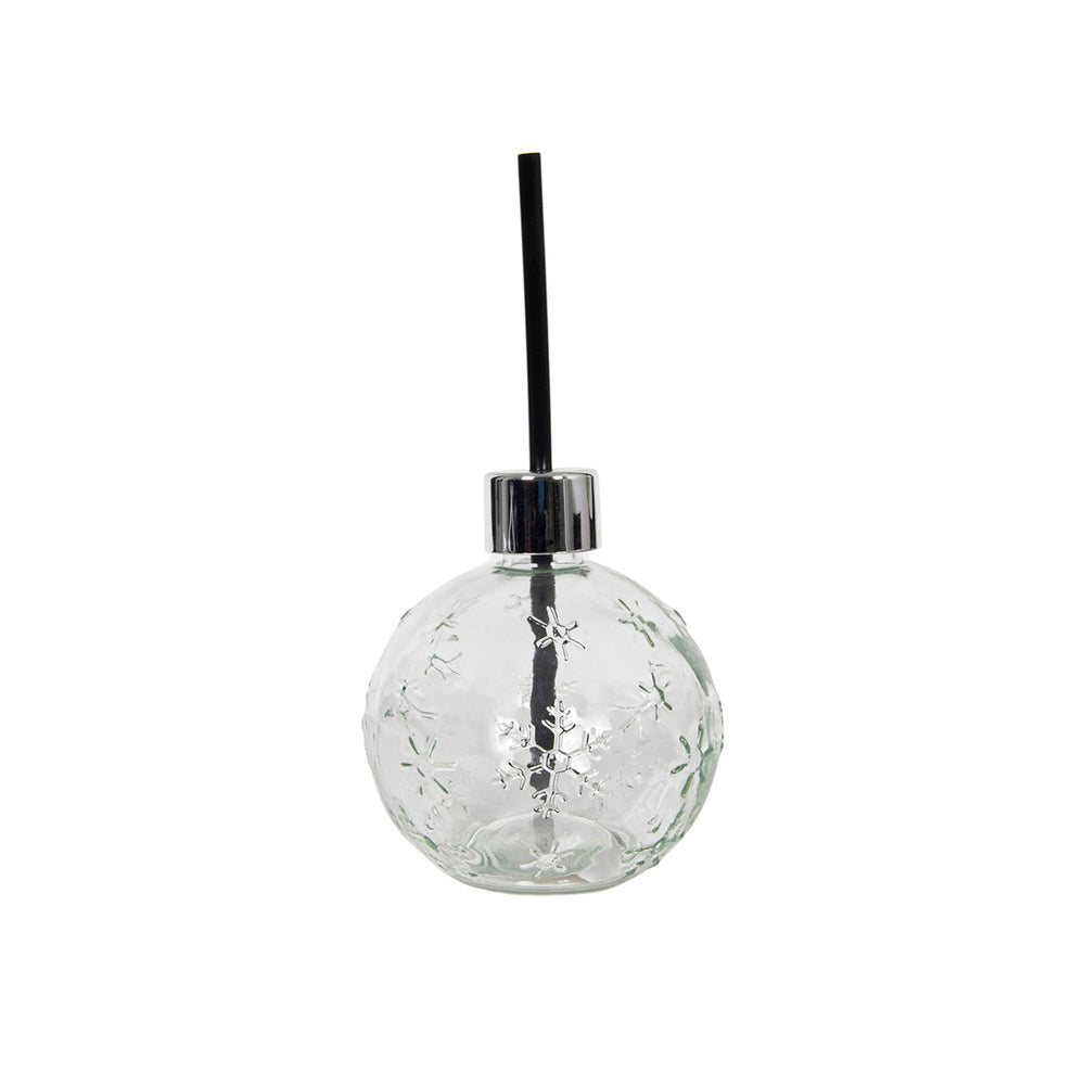 Clear Glass Christmas Ball Bottle (400ml)