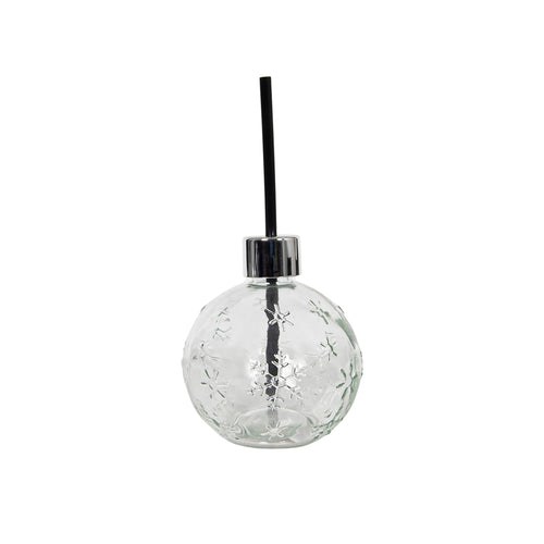 Clear Glass Christmas Ball Bottle (400ml)