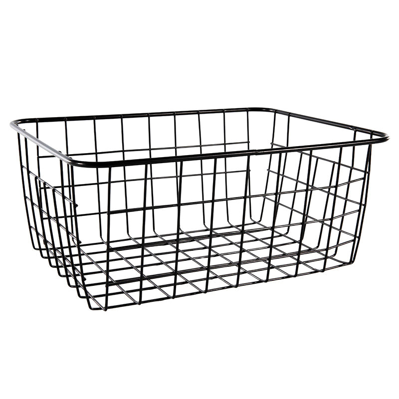 Shopping basket metal 28x22x12.5cm