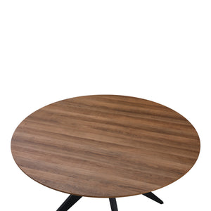 Walnut Toda MDF Dining Table (120 cm)