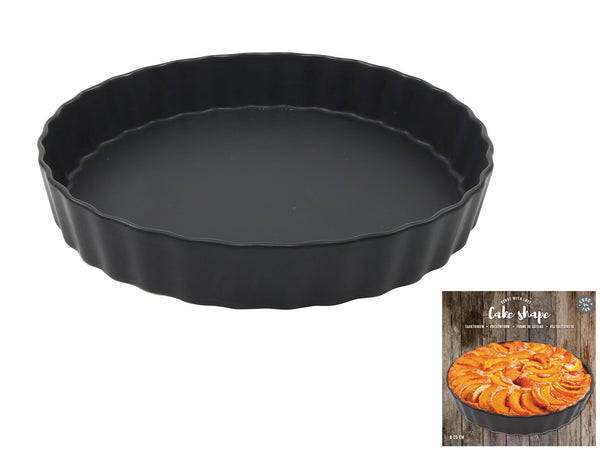 Bowl cake shape Ø25cm matt black
