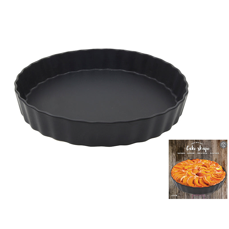 Bowl cake shape Ø25cm matt black