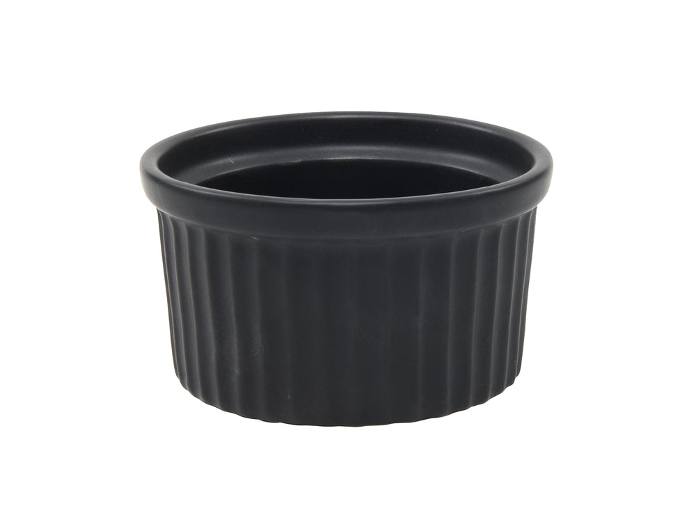 Creme brulee dish black 9x5cm