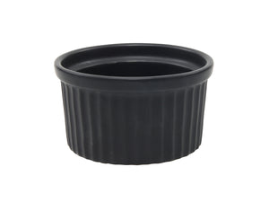 Creme brulee dish black 9x5cm