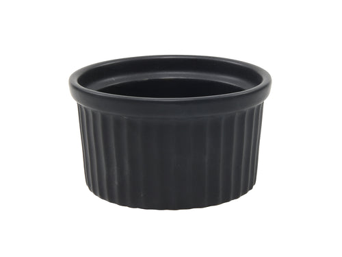 Creme brulee dish black 9x5cm