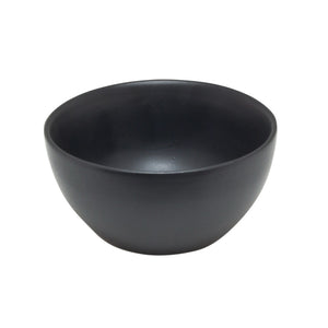 Matte Black Ceramic Bowl Pack of 6 (9.5 cm)