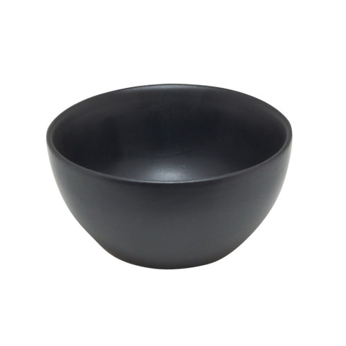 Matte Black Ceramic Bowl Pack of 6 (9.5 cm)