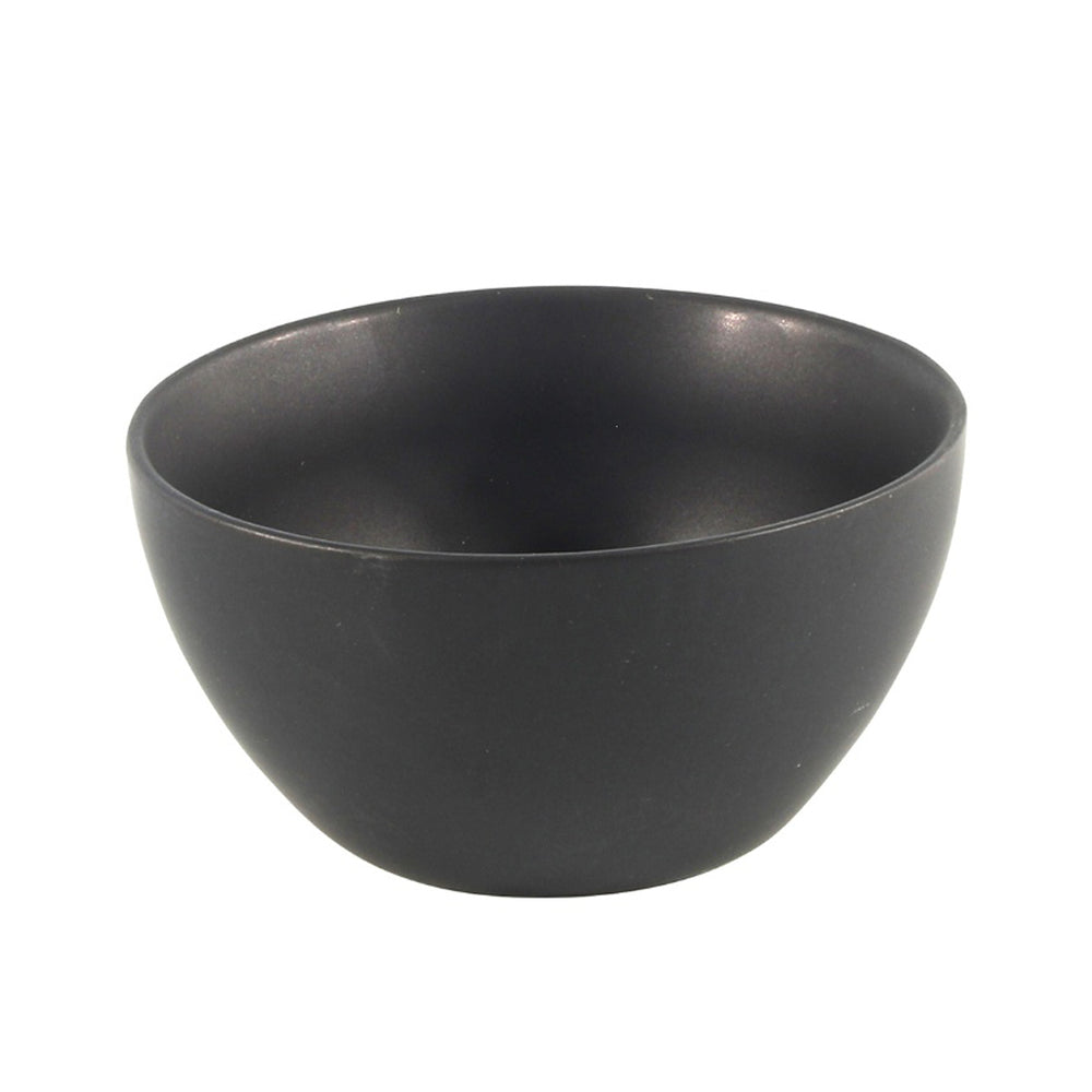 Matte Black Ceramic Bowl Pack of 6 (14 cm)