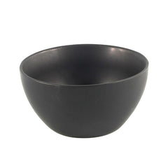 Matte Black Ceramic Bowl Pack of 6 (14 cm)