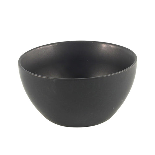 Matte Black Ceramic Bowl Pack of 6 (14 cm)