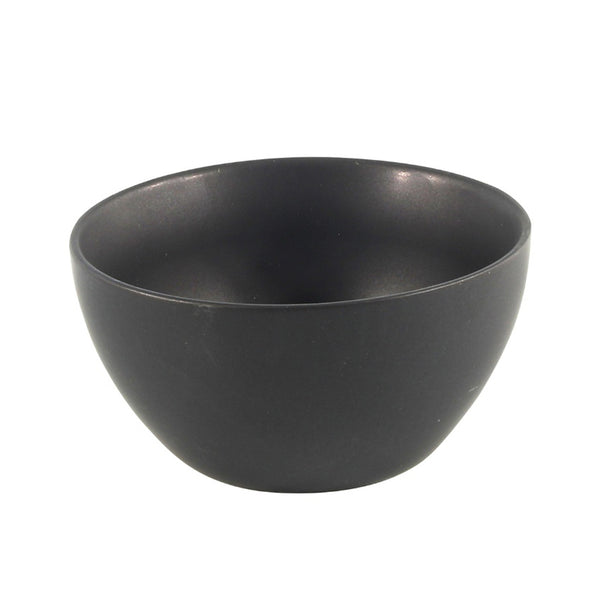 Matte Black Ceramic Bowl Pack of 6 (14 cm)