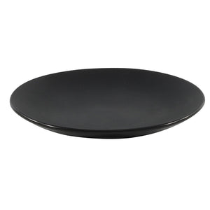 Matte Black Plate Pack of 6 (21 cm)