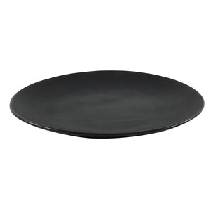 Matte Black Plate Pack of 6 (27 cm)