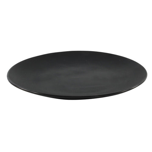 Matte Black Plate Pack of 6 (27 cm)