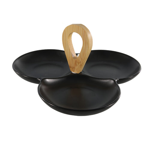 Matte Black Dish (24 cm)