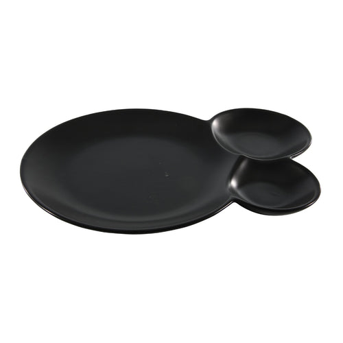 Matte Black Serving Dish (28 cm)