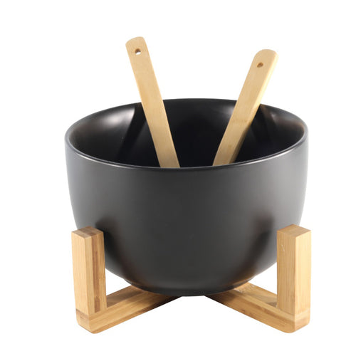 Black Salad Set (23.5 cm)