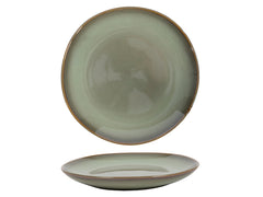 Breakfast plate Sepia Ø21x3cm green